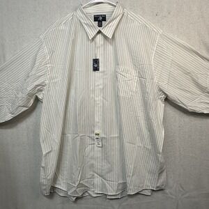 Falcon Bay Long Sleeve Striped Shirt Button Up NWT Men's Sz 20 35-36 Big
